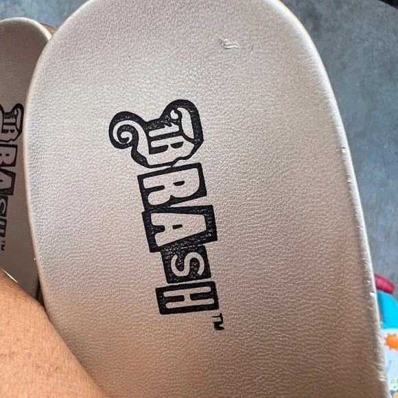 Brash Slide Wedge heel shoes Gold Color US 10 - Picture 8 of 10